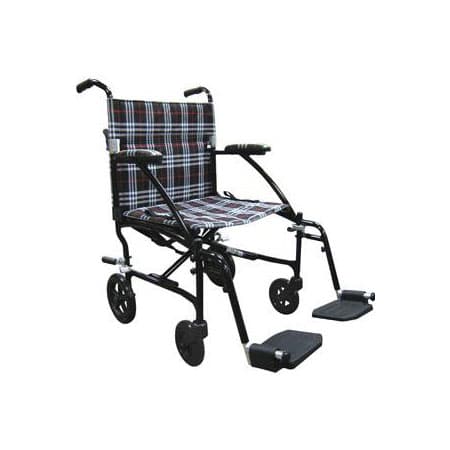 Drive Fly-Lite Transport Chair 19 Inch Seat - Image 1