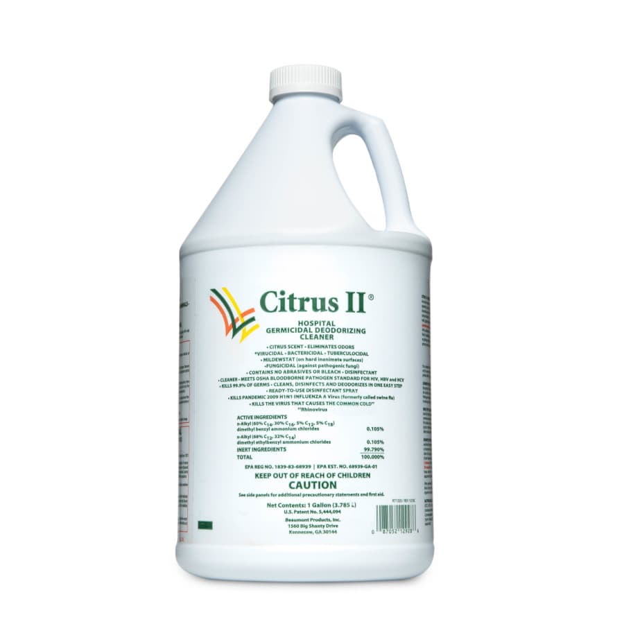 Beaumont Products Citrus II Germicidal Deodorizing Cleaner - Case of 4 - Image 1