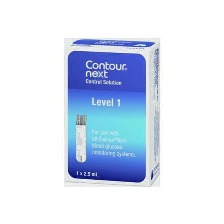 Bayer Contour Next Control Solution 2-1/2mL, Level 1 - Box of 1 - Image 1