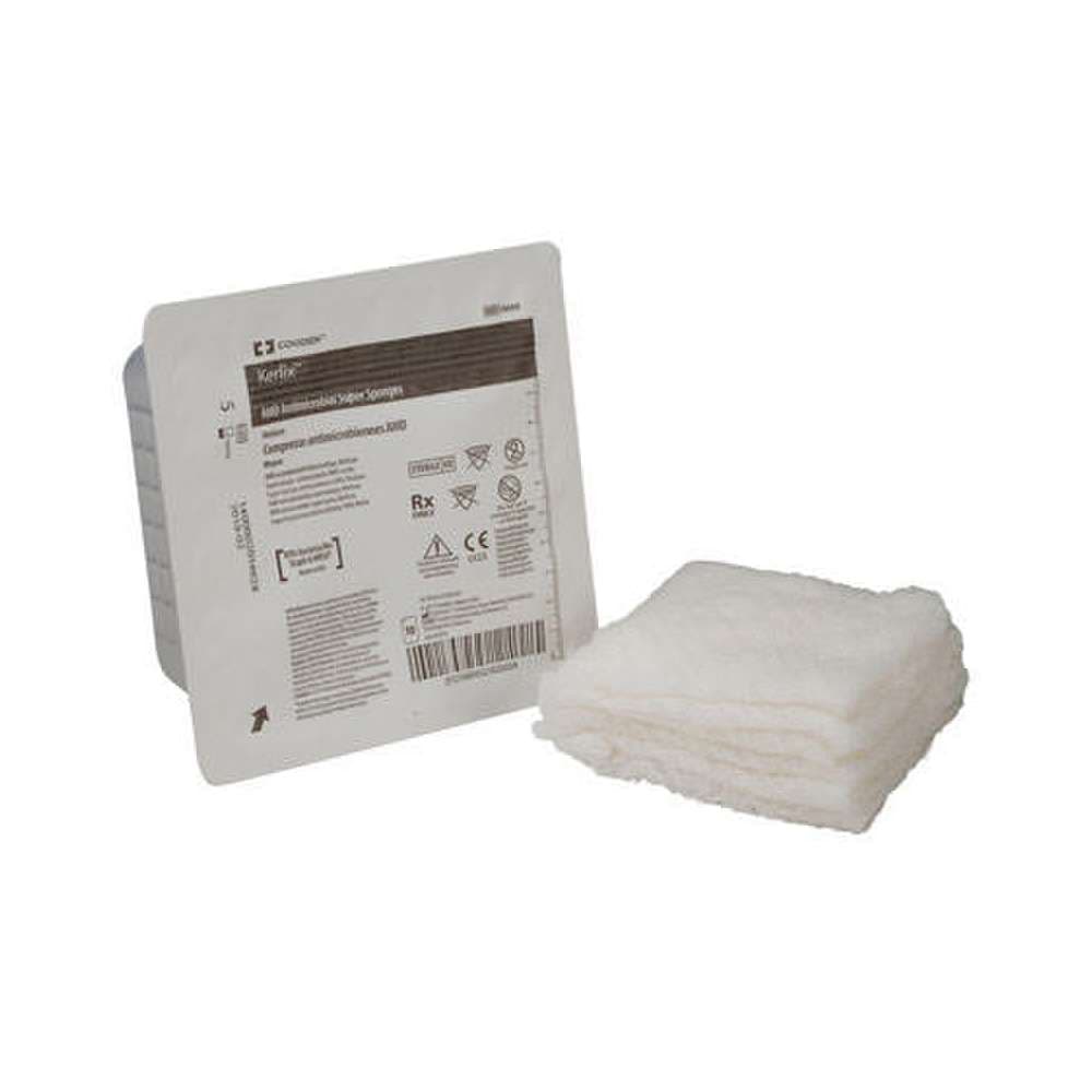 Kerlix AMD Antimicrobial Island Dressing Super Sponge, Medium - Package of 40 - Image 1