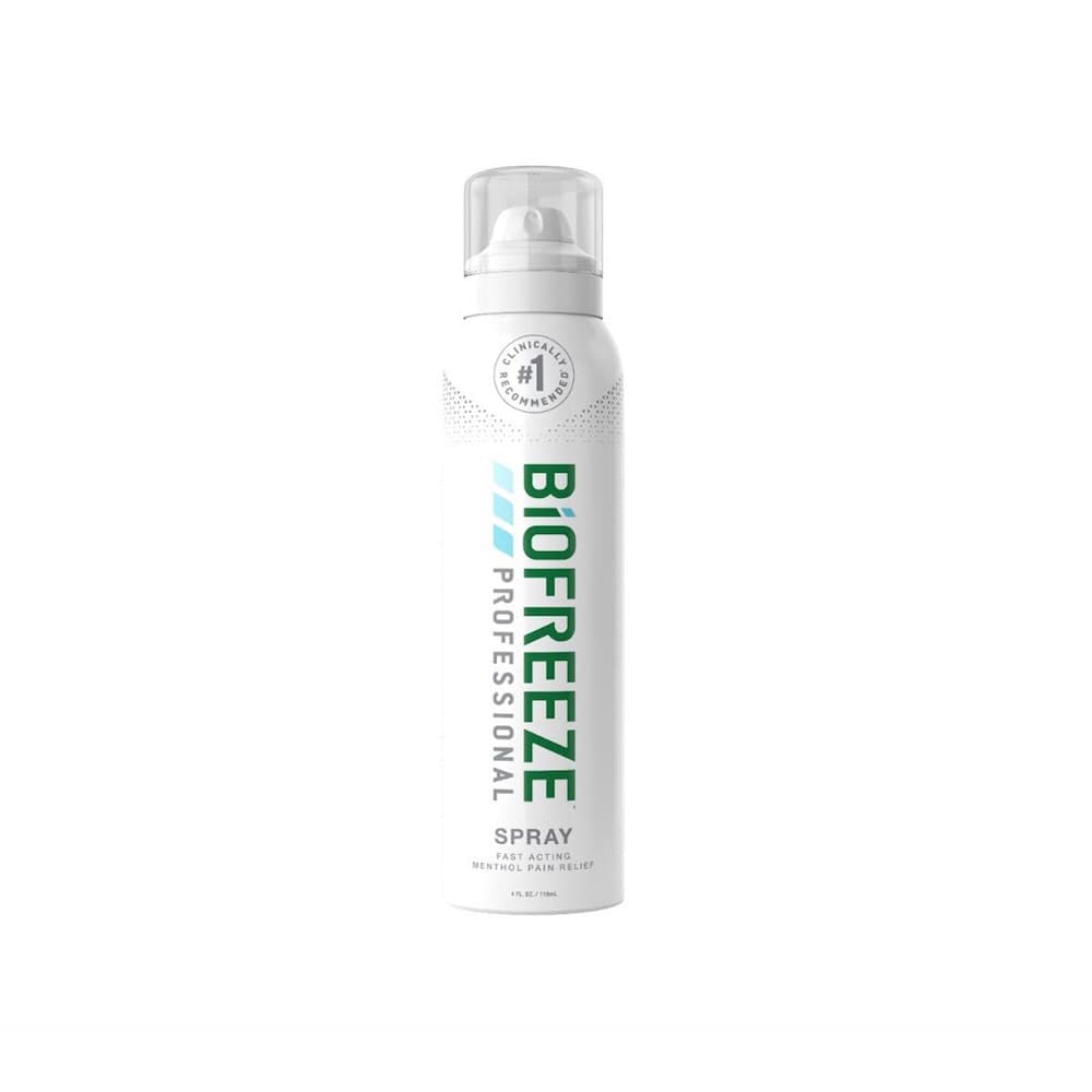 Biofreeze Professional Pain Reliever 360 Degree Spray Colorless 4 oz. - Image 1