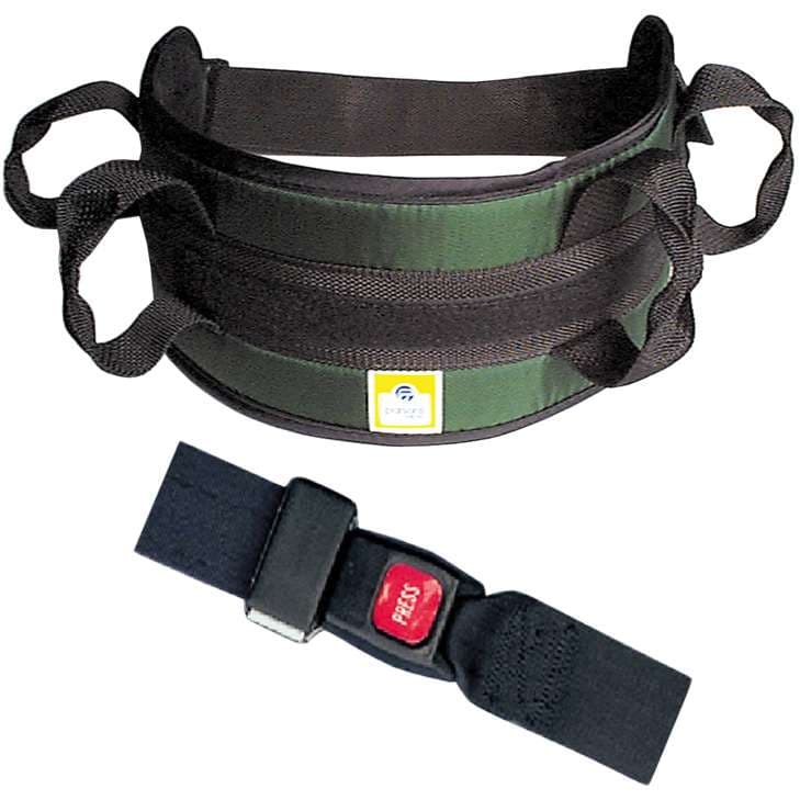 FabLife Padded Transfer Belt, Auto Buckle, Medium, Green - Image 1