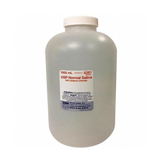 SteriCare USP Normal Saline, 1000 mL - Case of 6 - Image 1
