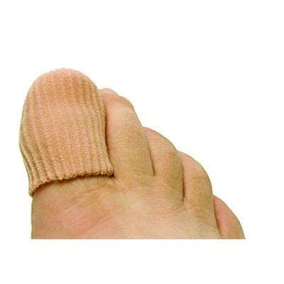 Silipos Pull-On Toe or Finger Digit Cap, Beige, Small-Medium - Package of 6 - Image 1