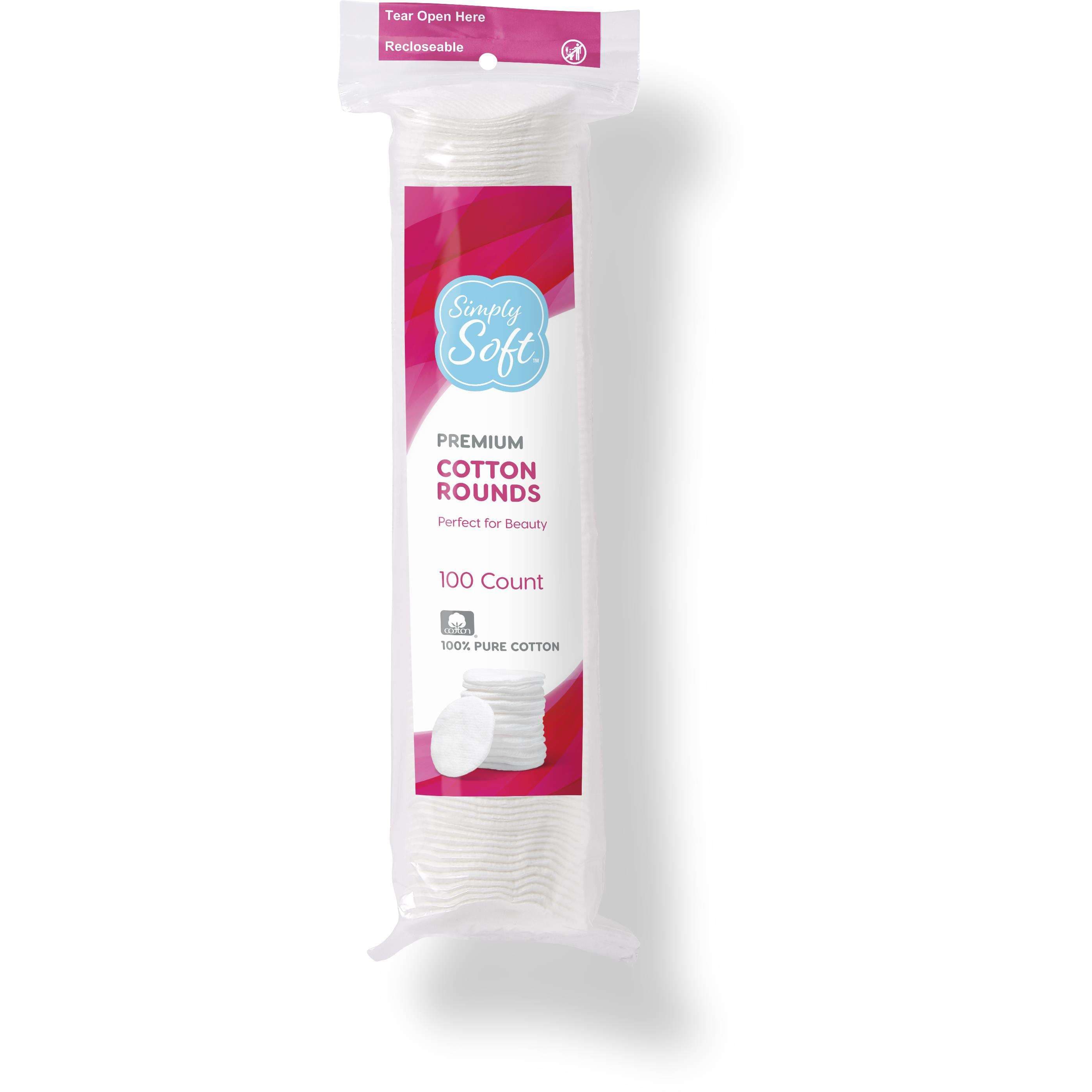 Medline Simply Soft Cotton Rounds - Package of 600 - Image 1