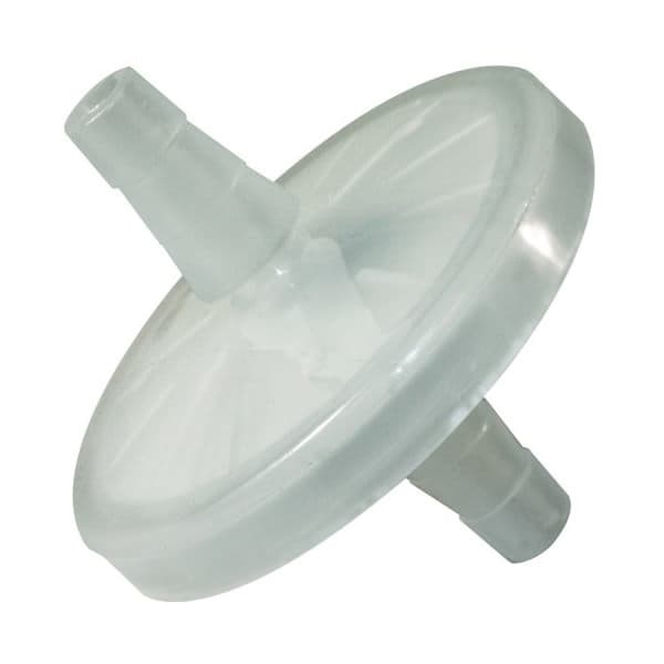 Roscoe Medical Suction Bacteria Filter with 1/4-3/8" Stepped Barb x Barb - Image 1