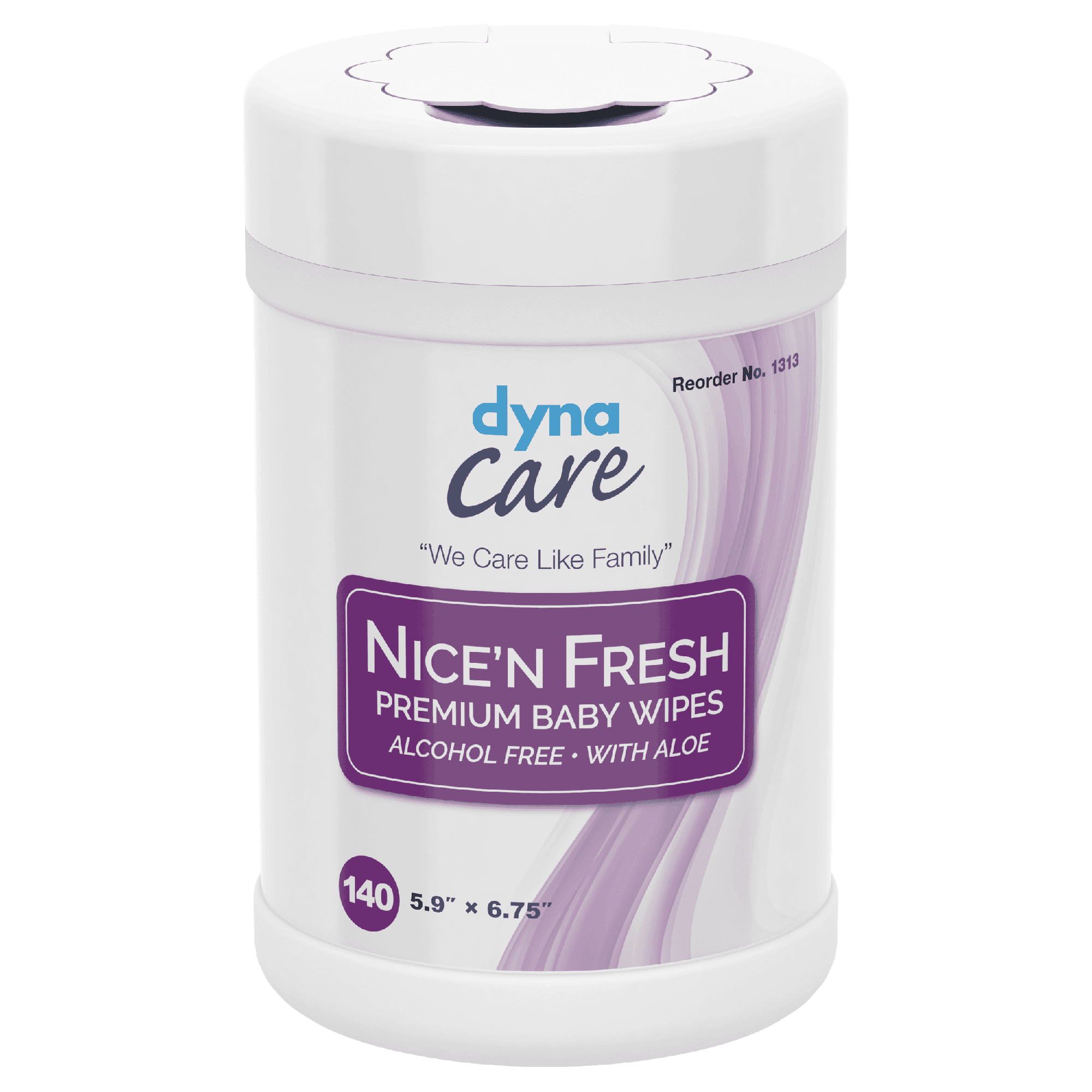 Nice'n Fresh Baby Wipe Canister - Can of 140 - Image 1