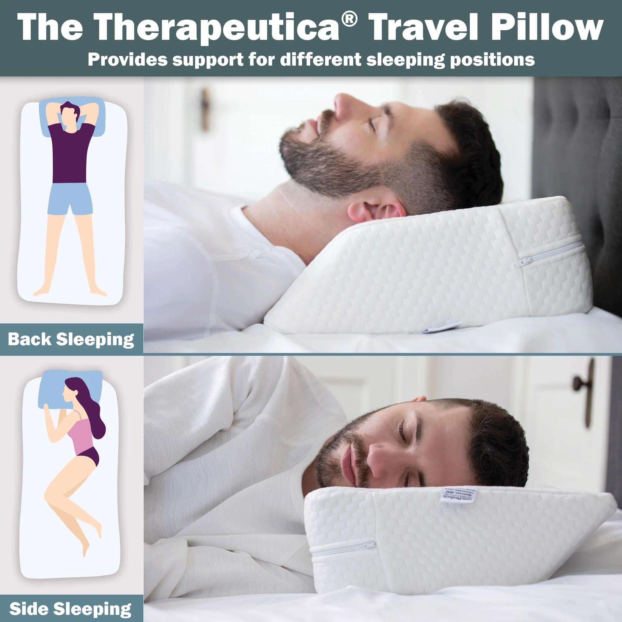 Therapeutica Travel Sleeping Pillow - Image 4