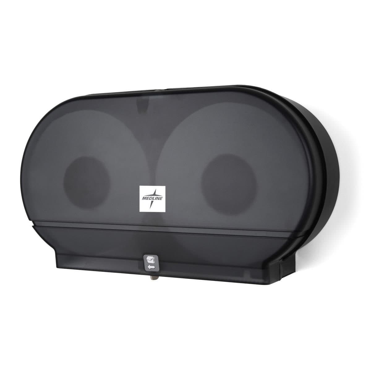 Medline Single-Roll Small Core Toilet Paper Dispenser, 9 Inch - Image 2