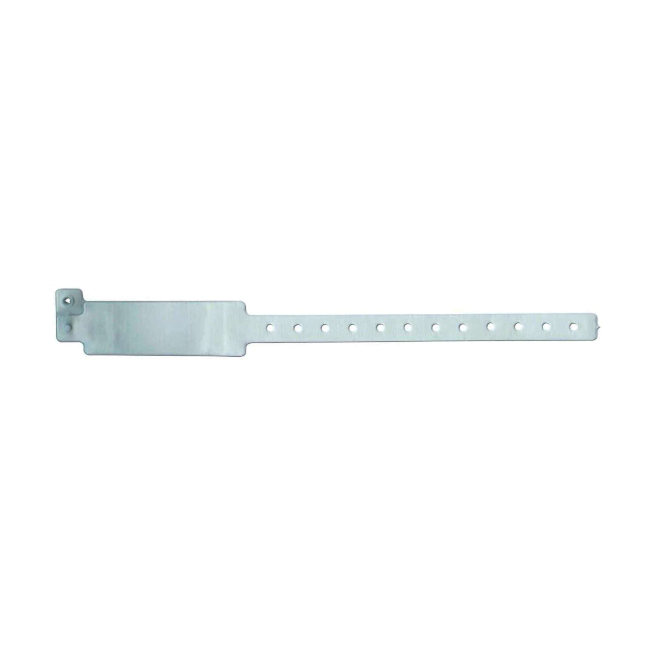Veri-Color Identification Wristband 7/8 x 3-1/2 Inch, White, 12 to 13 Inch - Box of 500 - Image 1