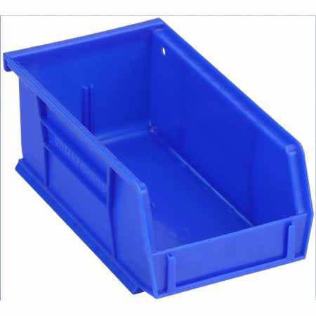 Akrobins 10 lbs Storage Bin, Blue, 7-3/8" L x 4-1/8" W x 3" H - Carton of 24 - Image 1