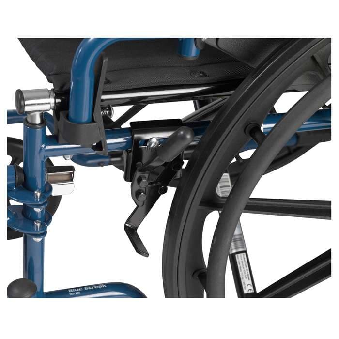 Drive Medical Blue Streak single axle manual wheelchair - Image 5