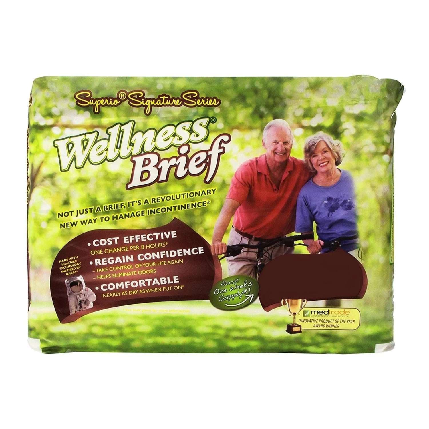 Unique Wellness Superio Signature Series Briefs, Medium - Package of 12 - Image 1