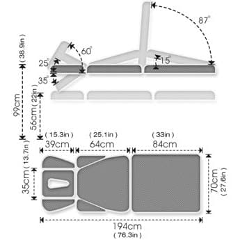 Everyway4all CA100 Sorrento 7-section massage and therapeutic table - Image 8