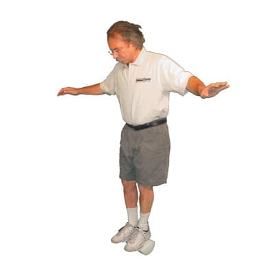 CanDo PE Foam Roller, Half Round, 4 x 36 Inch - Image 1