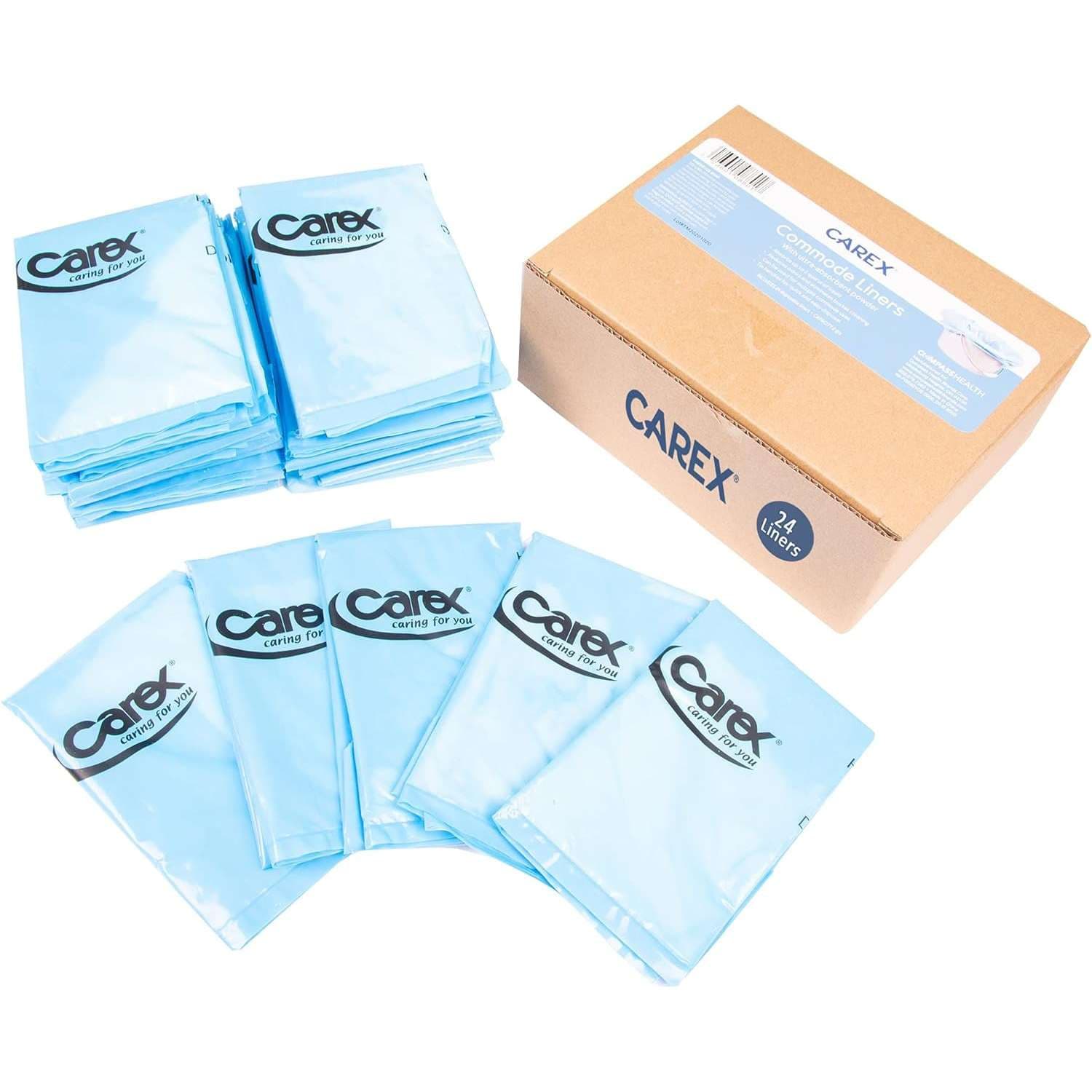 Carex Commode Liner, 14 x 14 Inch - Box of 7 - Image 6
