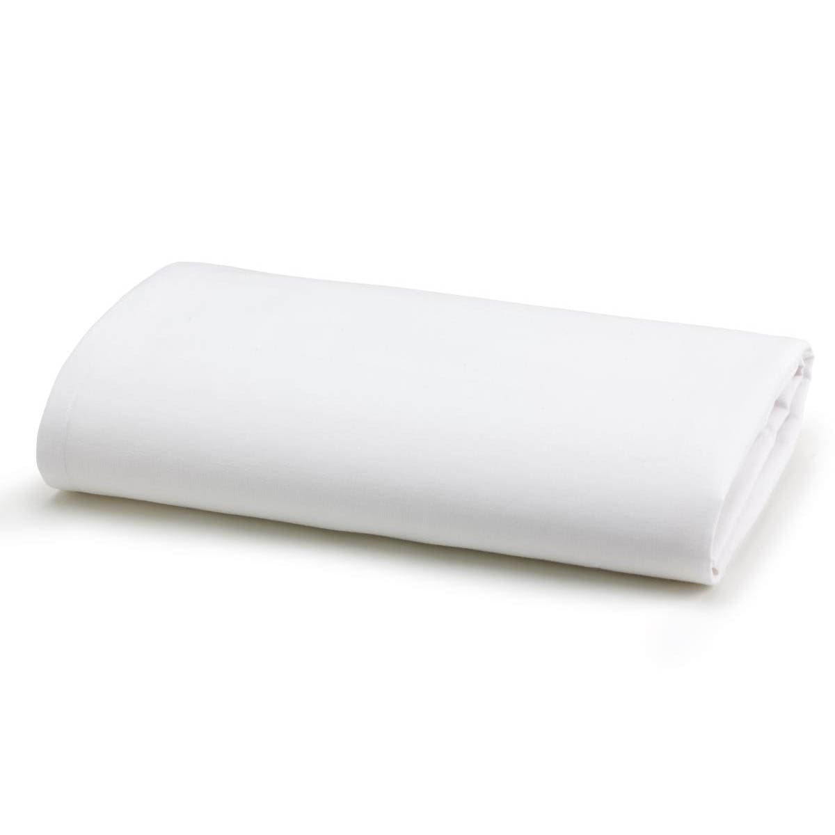 Medline Muslin Flat Sheet, White - Image 2