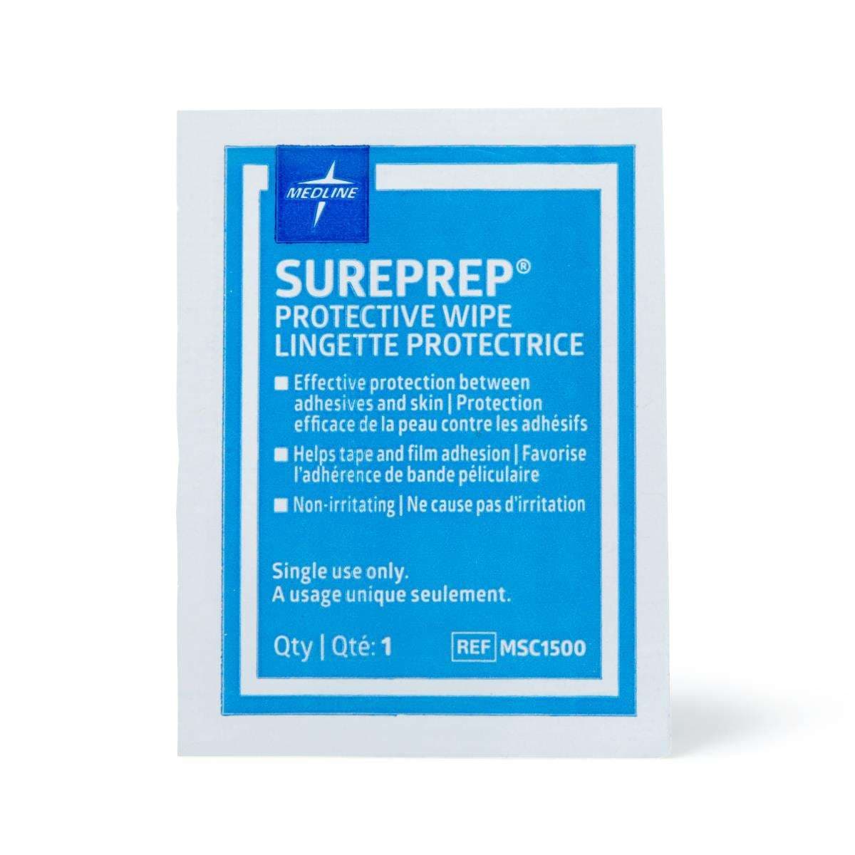 Medline SurePrep Skin Protective Wipes - Package of 10 - Image 1