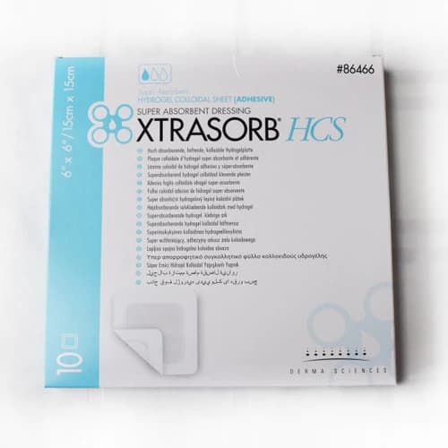 Xtrasorb Hydrogel Colloidal Sheet Dressing, 6 x 6 Inch - Case of 40 - Image 1
