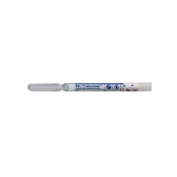 BBL CultureSwab Specimen Collection and Transport System with Soft Swab Mini-Tip, 	5-1/4"L - Package of 50 - Image 1