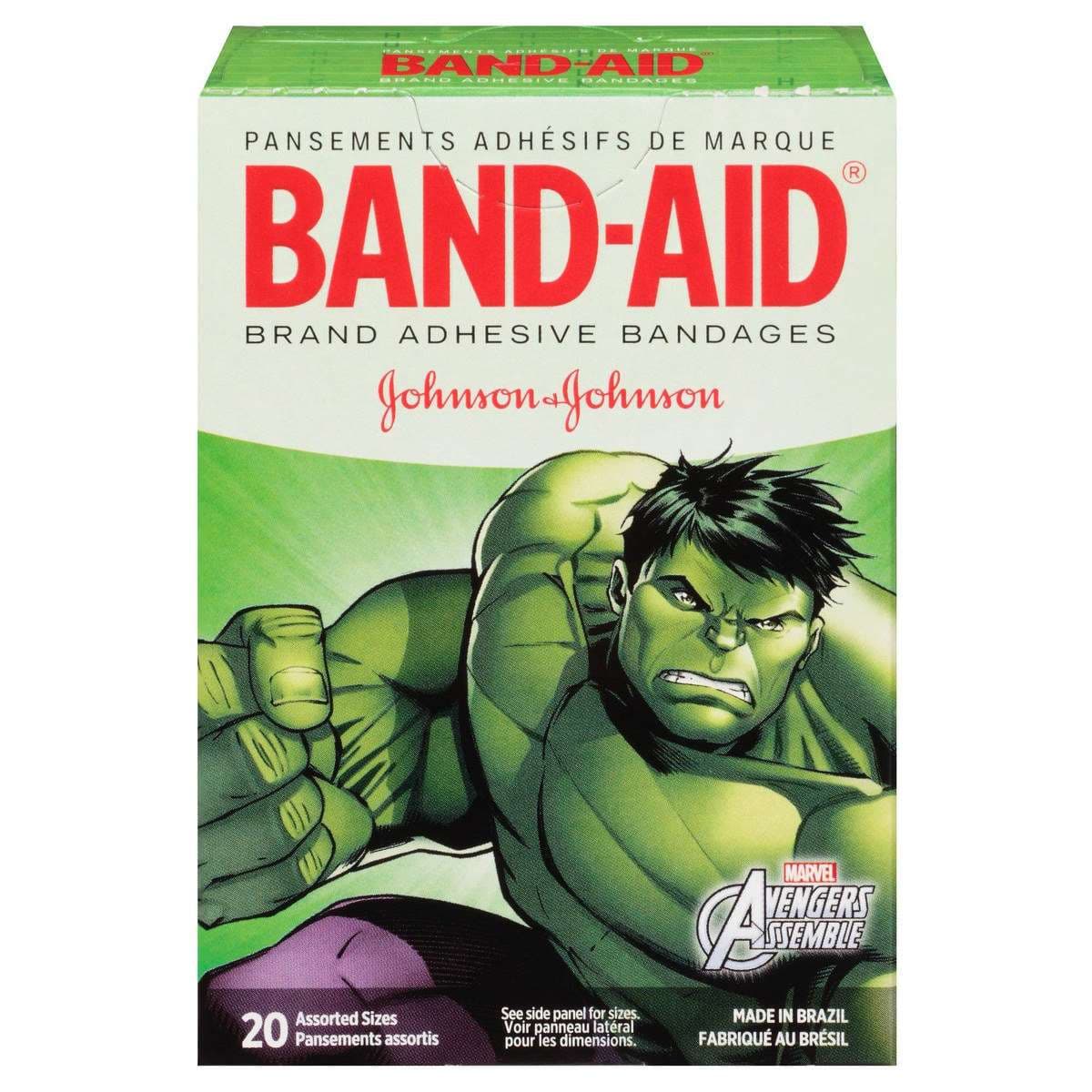Band-Aid Strip Bandage Kid Design, Avengers Print - Box of 20 - Image 1