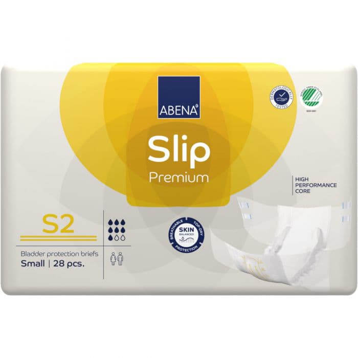 Abena Slip S2 Premium Brief, Small, Absorbency Level 2 - Case of 84 - Image 1