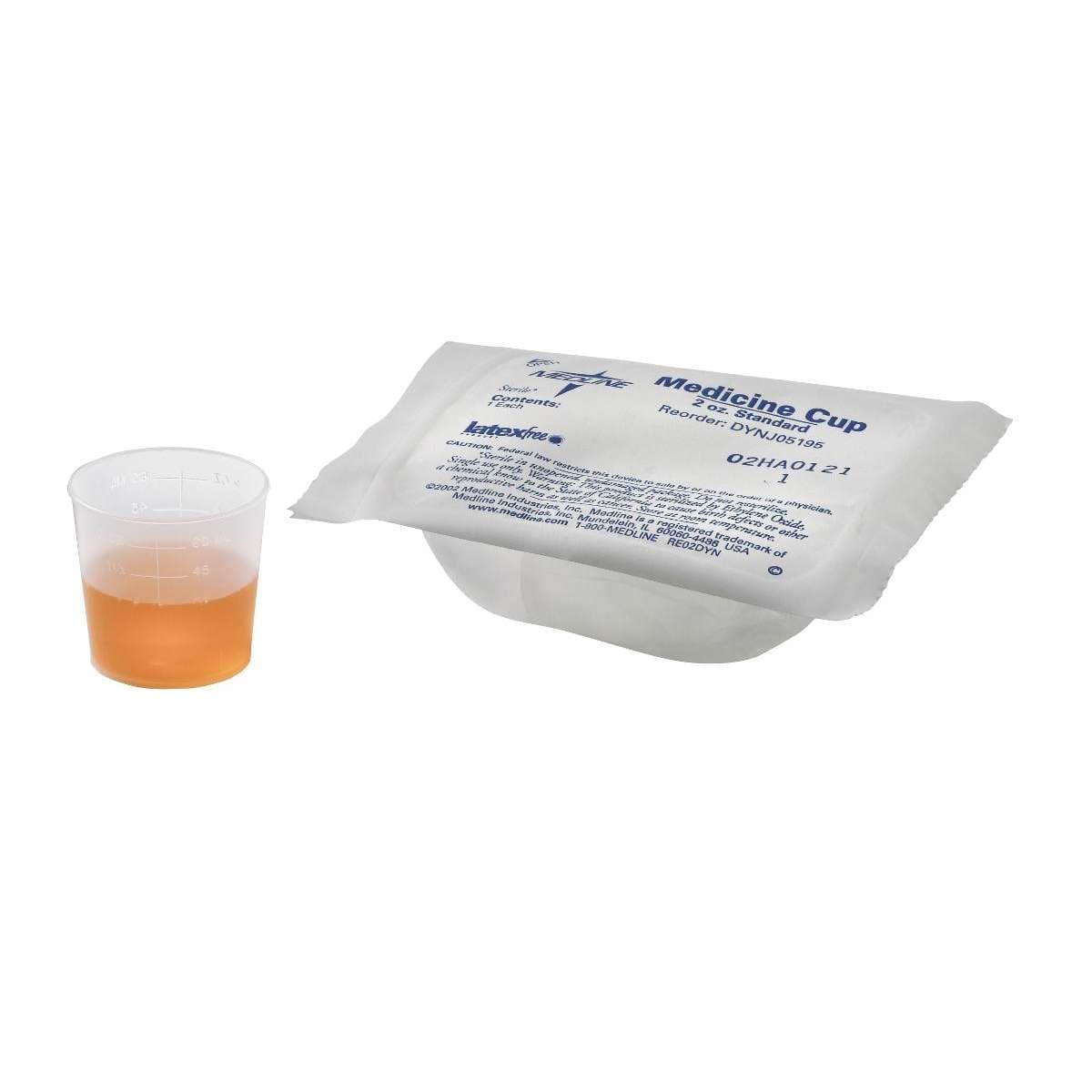 Medline Sterile Graduated Medicine Cup, 2 oz - Case of 100 - Image 2
