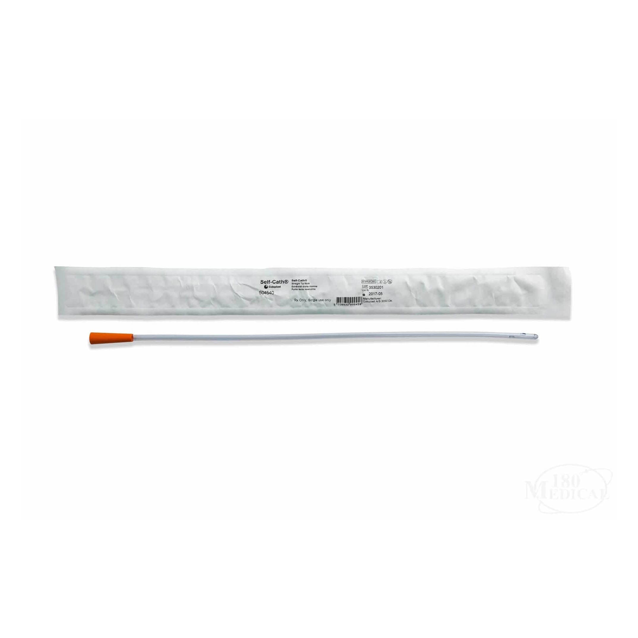SpeediCath Uncoated PVC Male Intermittent Catheter, 8 Fr, 16" - Each - Image 1