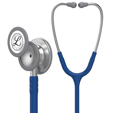 3M Littmann Classic III Monitoring Stethoscope, Stainless Steel Chestpiece, Navy Blue - Image 1