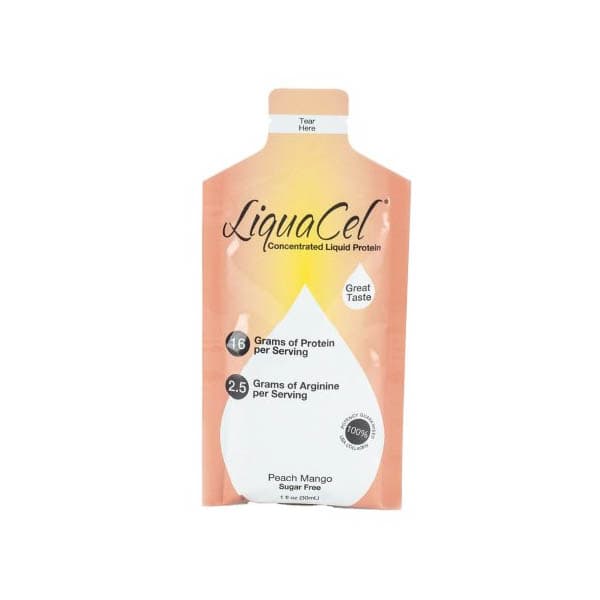 LiquaCel Oral Supplement, Peach Mango Flavor, 1 oz - Each - Image 1