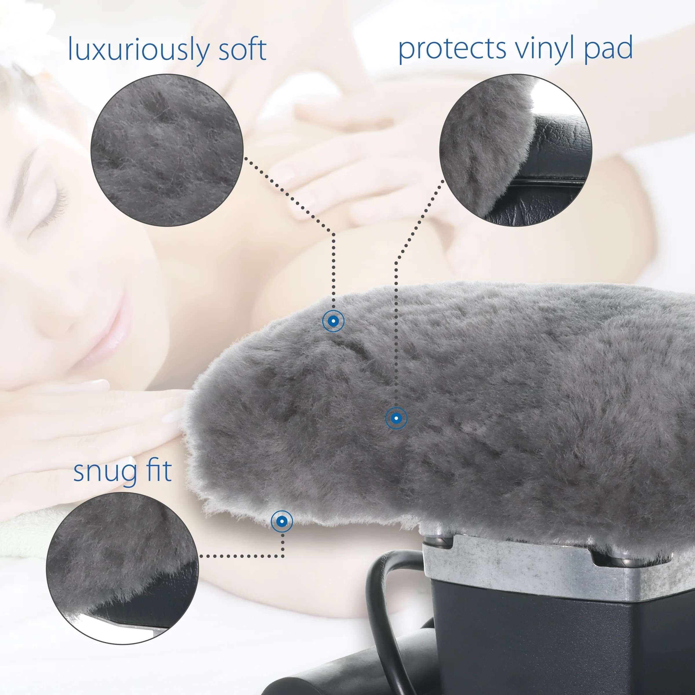 Jeanie Rub Sheepskin Pad Cover - Image 5