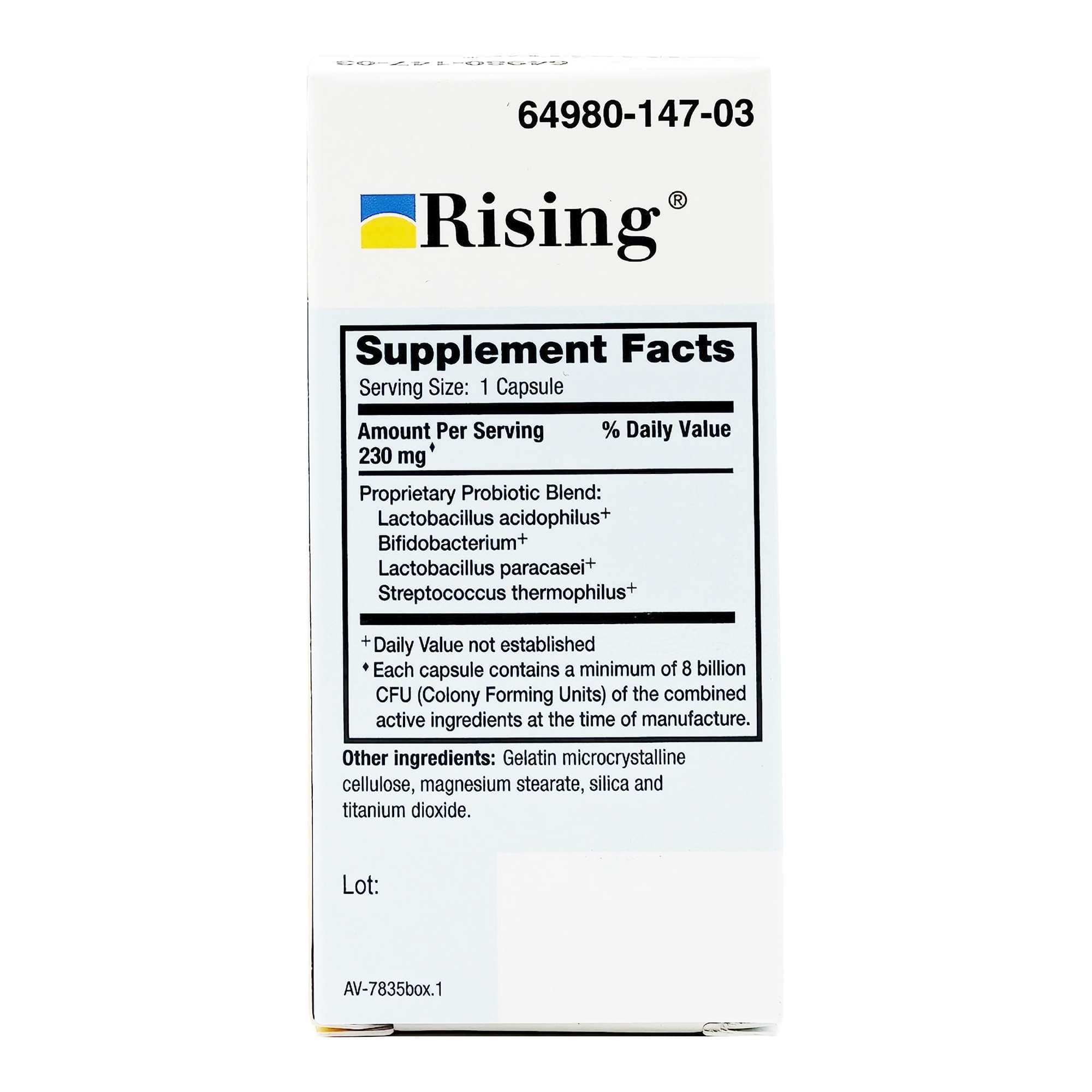 Risaquad 230mg Probiotic Dietary Supplement Capsules - Image 2