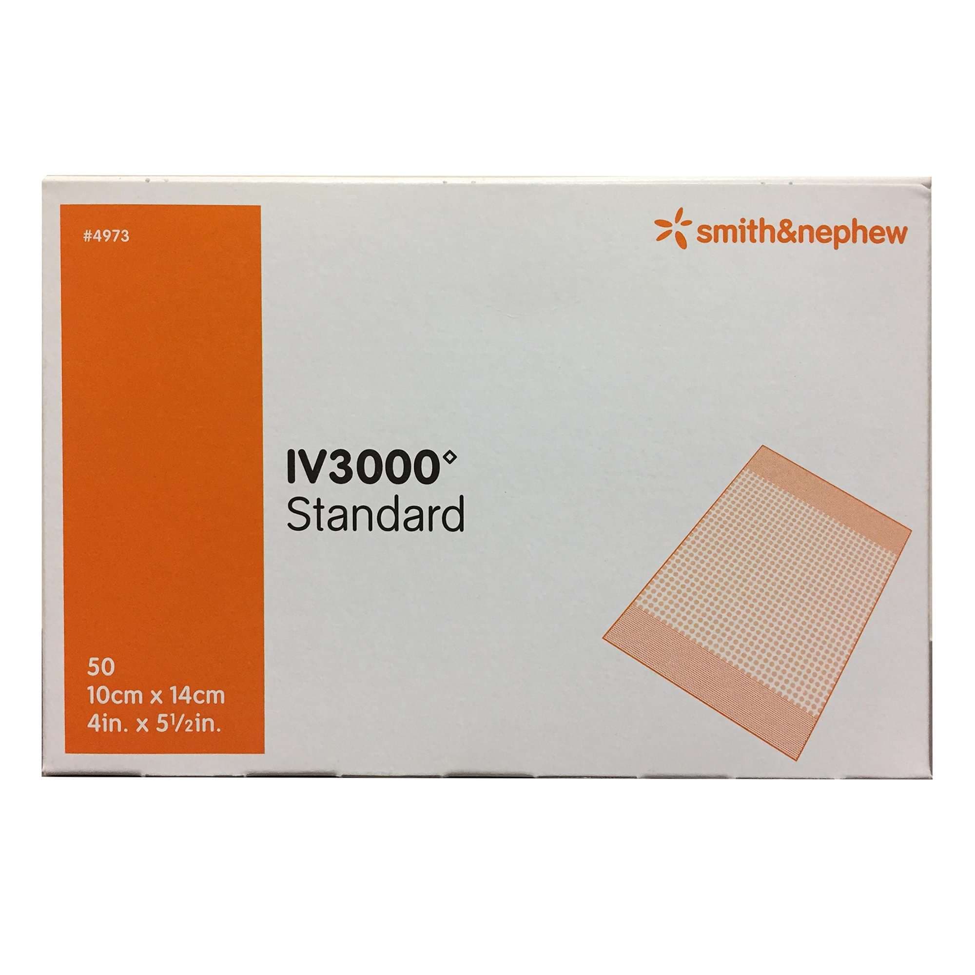 Smith and Nephew Opsite IV3000 Standard Catheter Dressing - Box of 50 - Image 1