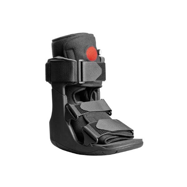 XcelTrax Air Ankle Walker Boot Black D-Ring, Hook and Loop Strap Closure Semi-Rigid, X-Large - Each - Image 1