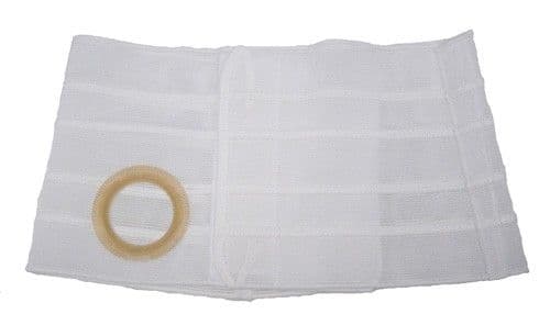 Nu-Hope Nu-Form 9" Ostomy Support Belt, 4-1/2" White, Medium - Each - Image 1