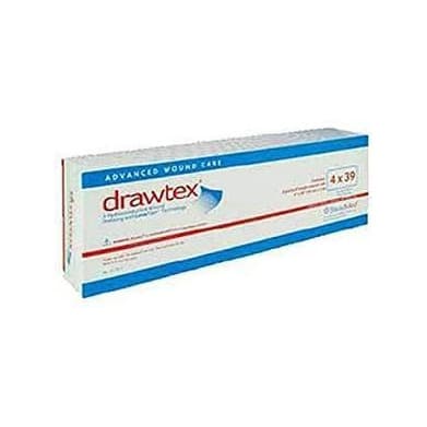 Drawtex Hydroconductive Dressing with Levafiber, 4 x 39 Inch - Box of 5 - Image 1