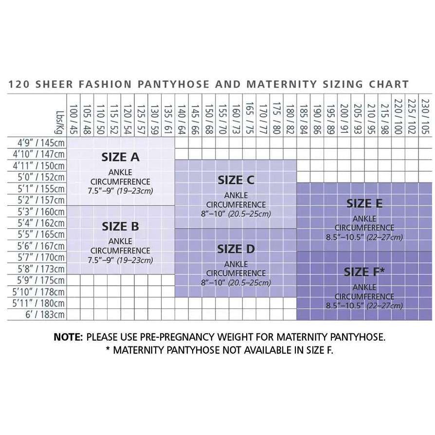 Sigvaris Sheer Fashion Closed Toe Compression Pantyhose, 15-20mmHg - Image 2