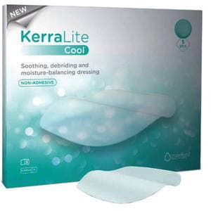 KerraLite Cool Non-Adhesive Hydrogel Moisture Balancing Dressing, 4.7" x 3.3" - Image 1
