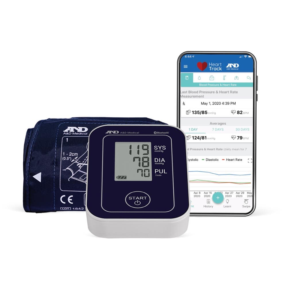 A&D Medical Deluxe Upper Arm Blood Pressure Monitor with Bluetooth - Image 2