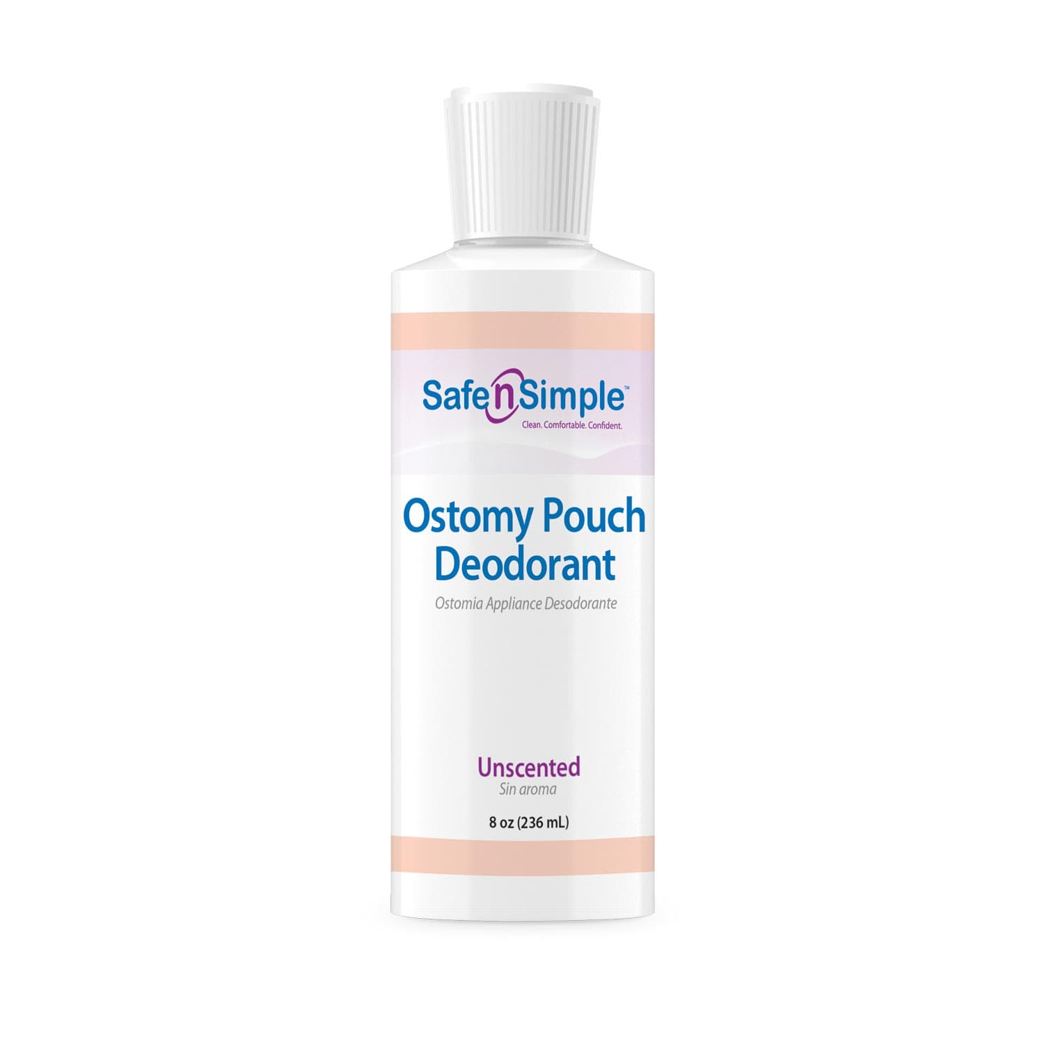 Safe n' Simple Blue Ostomy Pouch Deodorant, 8 oz - Image 1
