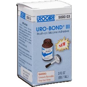 Uro-Bond III Brush-on Adhesive 3 oz Glass Jar, Silicone Based, Flammable, Water Resistant - Image 1