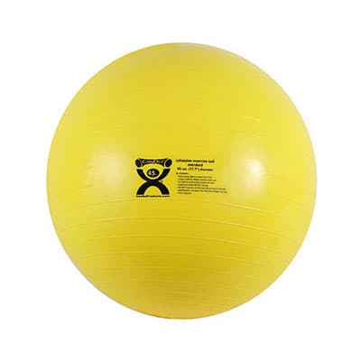 Cando Inflatable ABS Ball, 45 Cm (17.7 In), Yellow - Image 1
