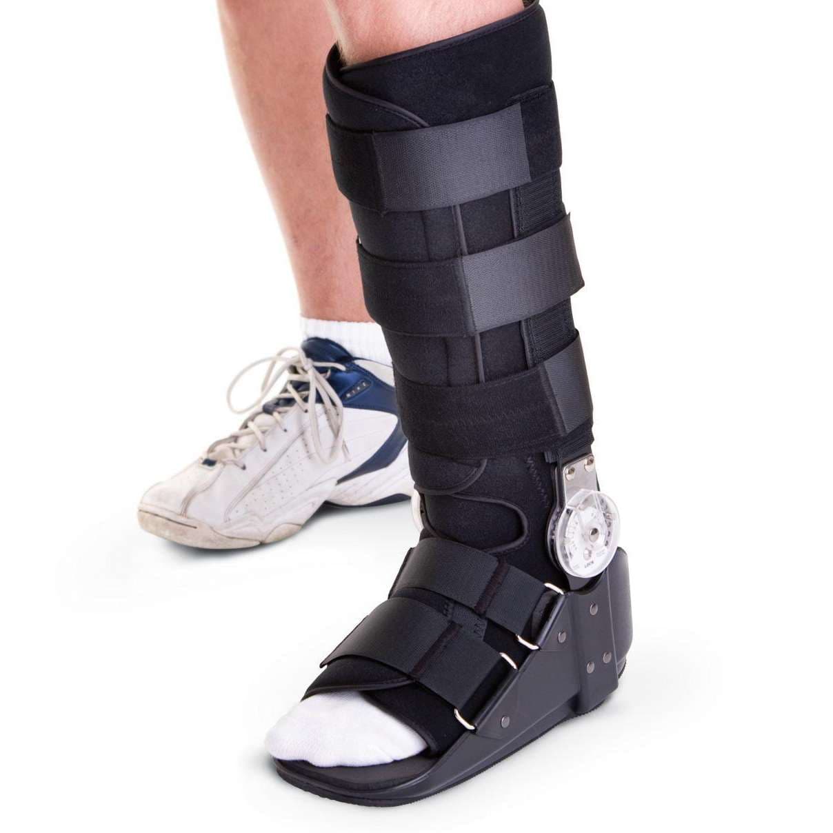 Medline Articulating (ROM) Short Leg Walker, Medium - Image 1