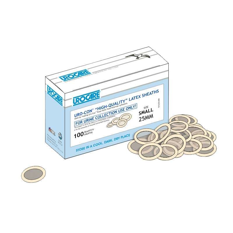 Uro-Con Male External Catheter, Small, 25 mm - Box of 100 - Image 1