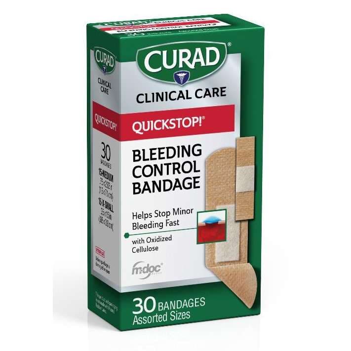 Curad Quickstop Bandages, Assorted Sizes - Case of 720 - Image 1