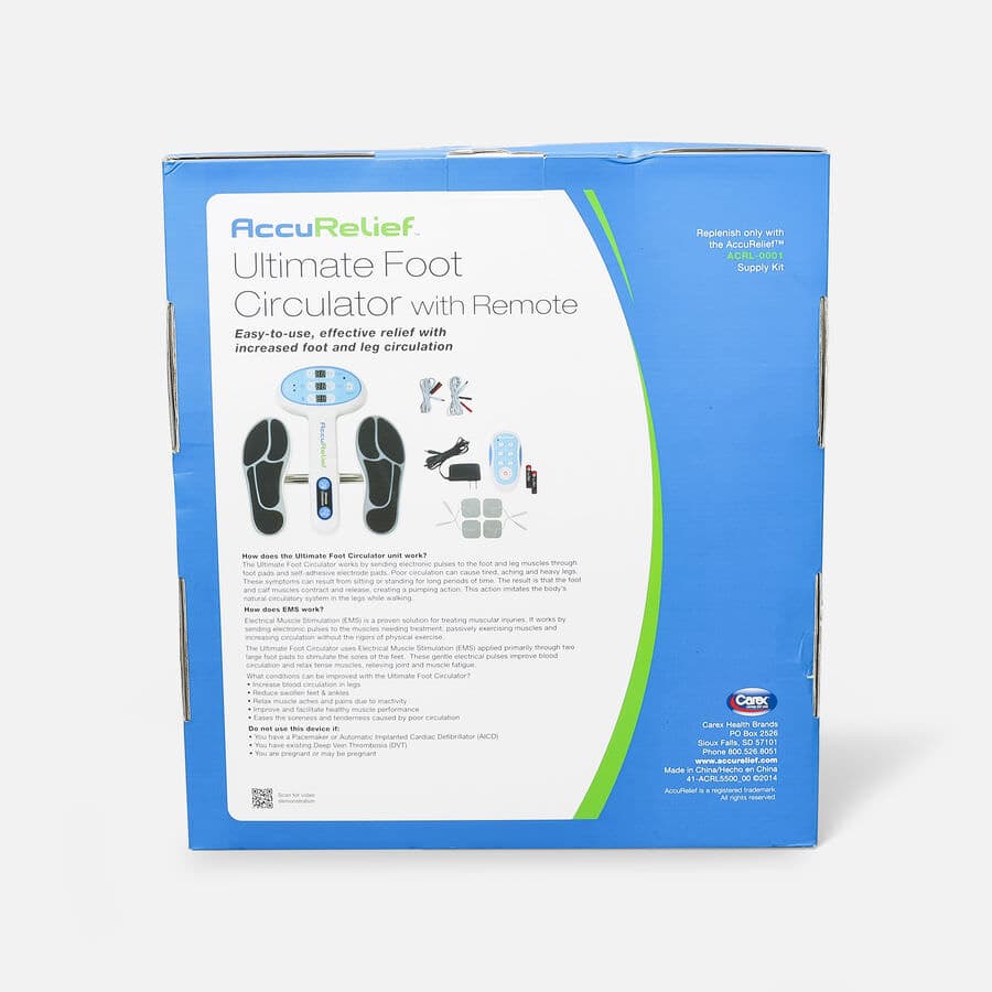 Carex AccuRelief Ultimate Foot Circulator with Remote Control - Image 6