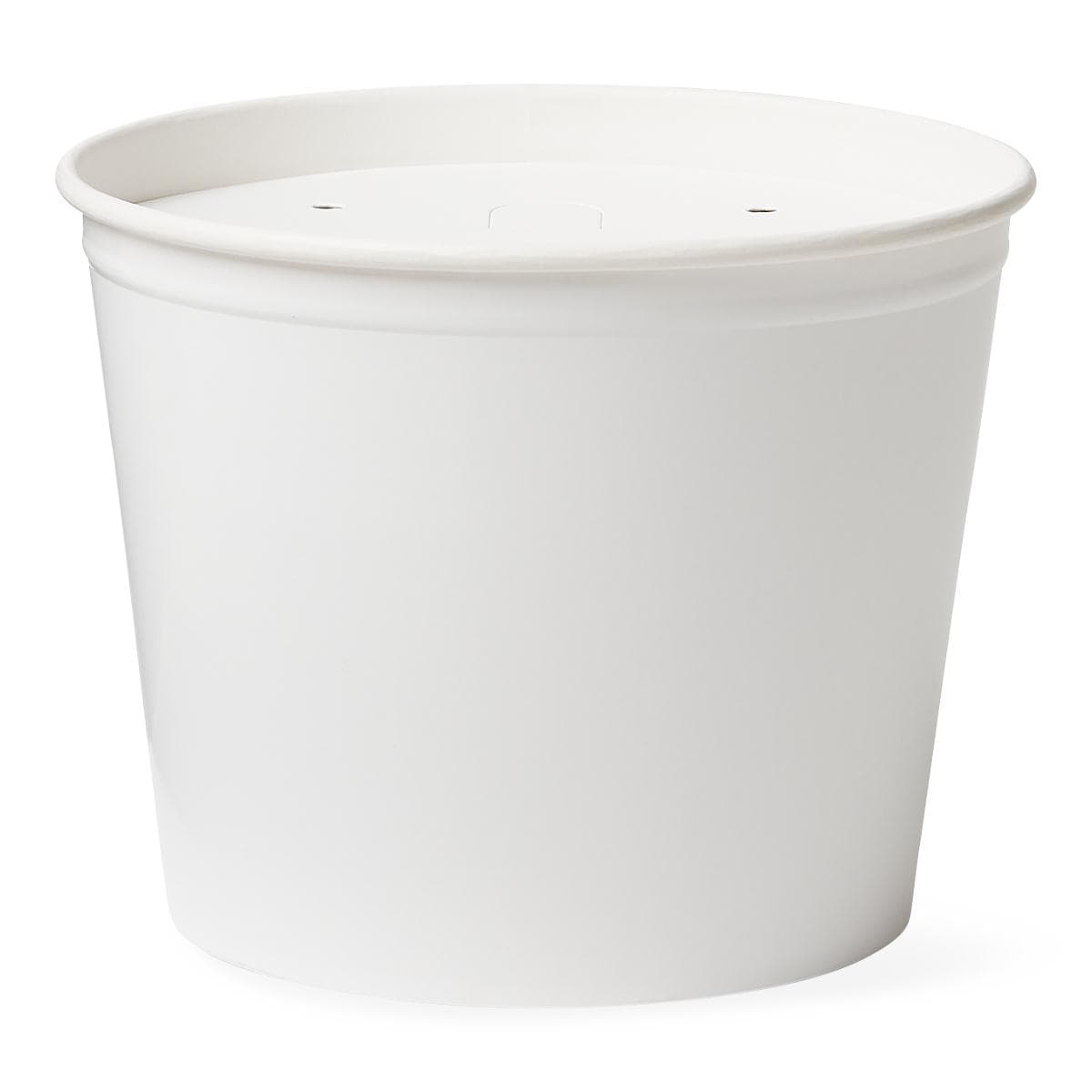 Medline Paper Bucket and Lid Combo, Compostable, 85 oz - Case of 150 - Image 1