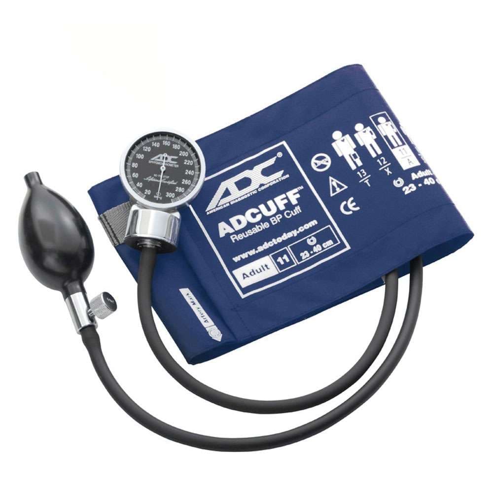 ADC Diagnostix Pocket Aneroid Sphyg, Navy, Adult-Each - Image 1