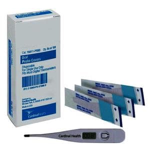 Cardinal Health Oral Thermometer Probe Cover - Box of 100 - Image 1