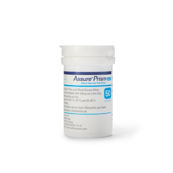Arkray Assure Prism Multi Blood Glucose Test Strips - Box of 50 - Image 1